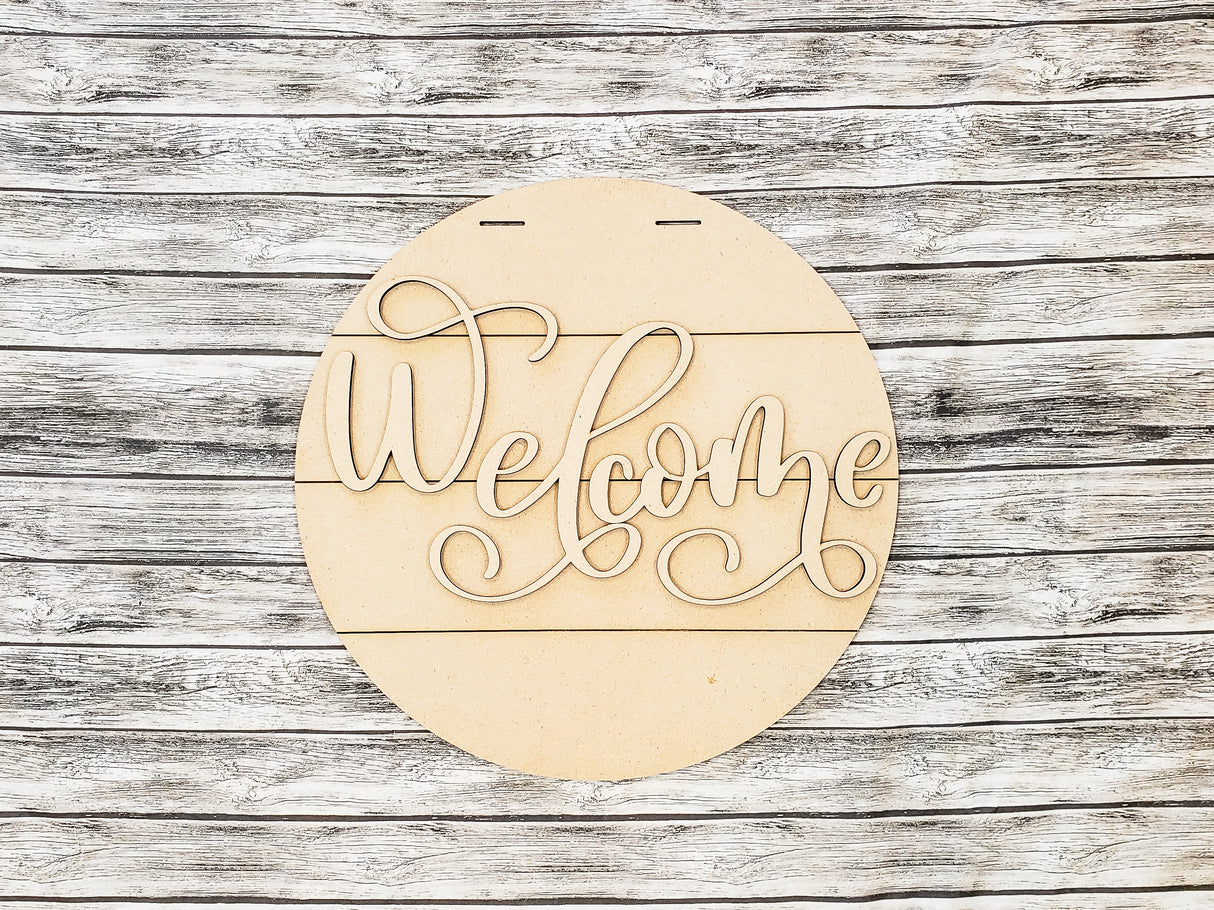 Fancy Welcome Door Hanger - Lvl 1