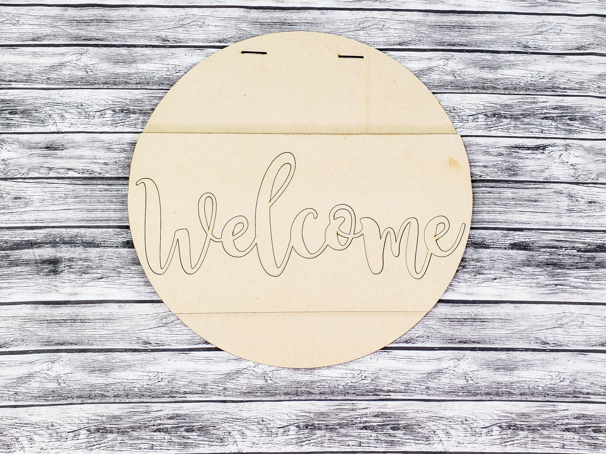 Welcome Banner Door Hanger - Lvl 1