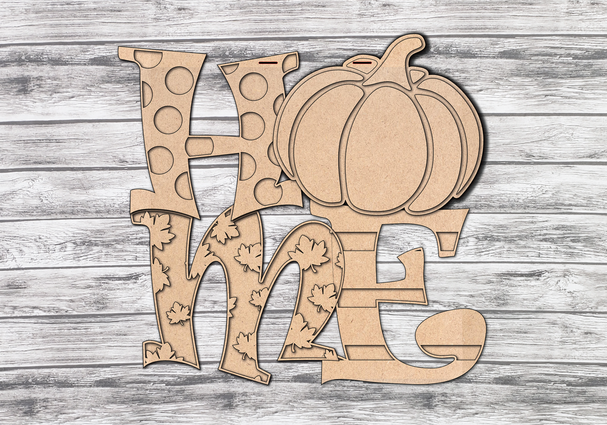 Home Pumpkin Door Hanger - LEVEL 1