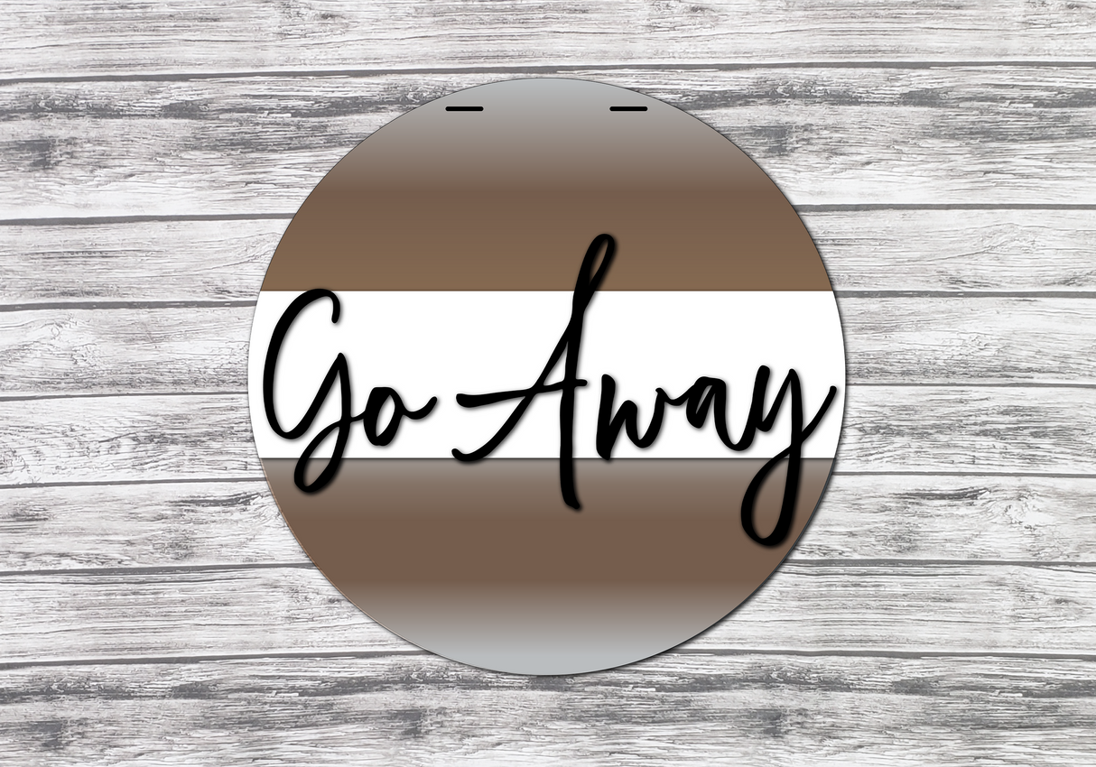 Go Away Door Hanger - Lvl 1