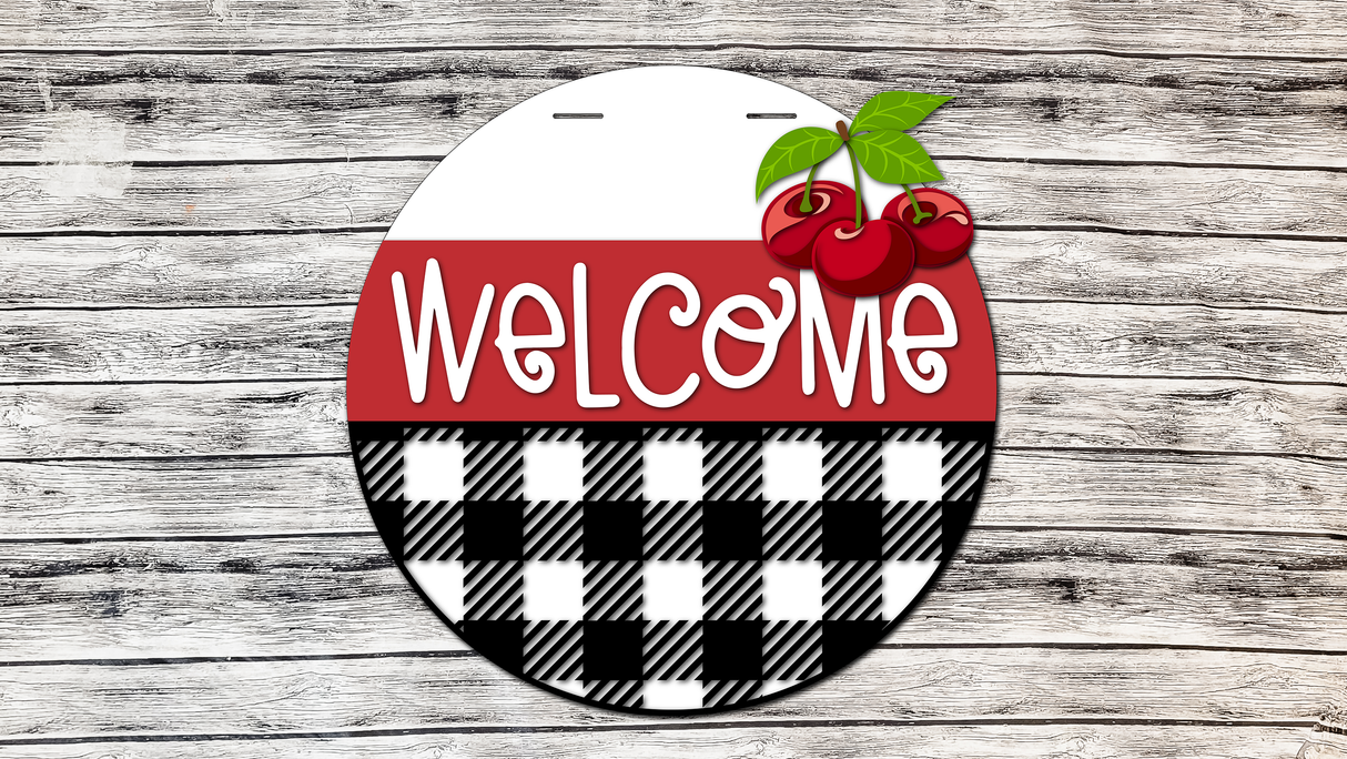 Welcome Cherries Door Hanger - Lvl 1