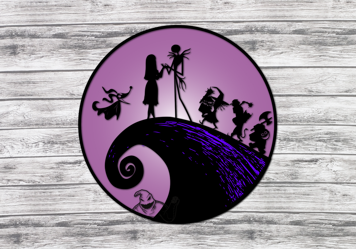Jack and Sally Door Hanger - LEVEL 1