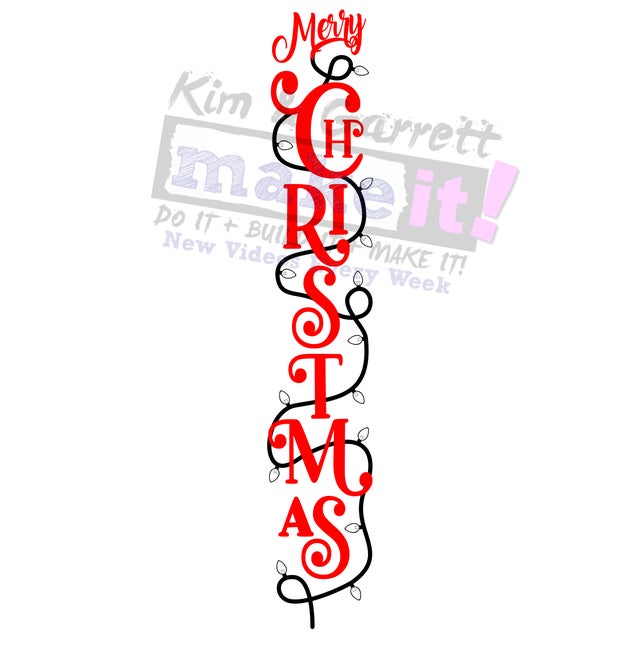 Christmas Welcome Sign SVG