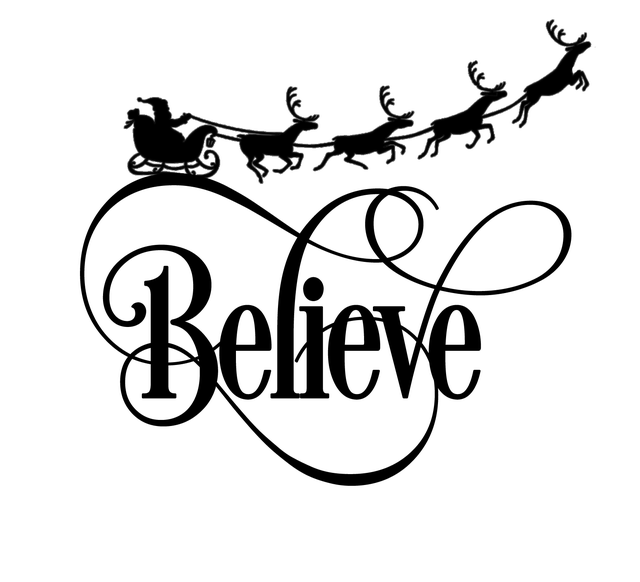 Christmas Believe SVG