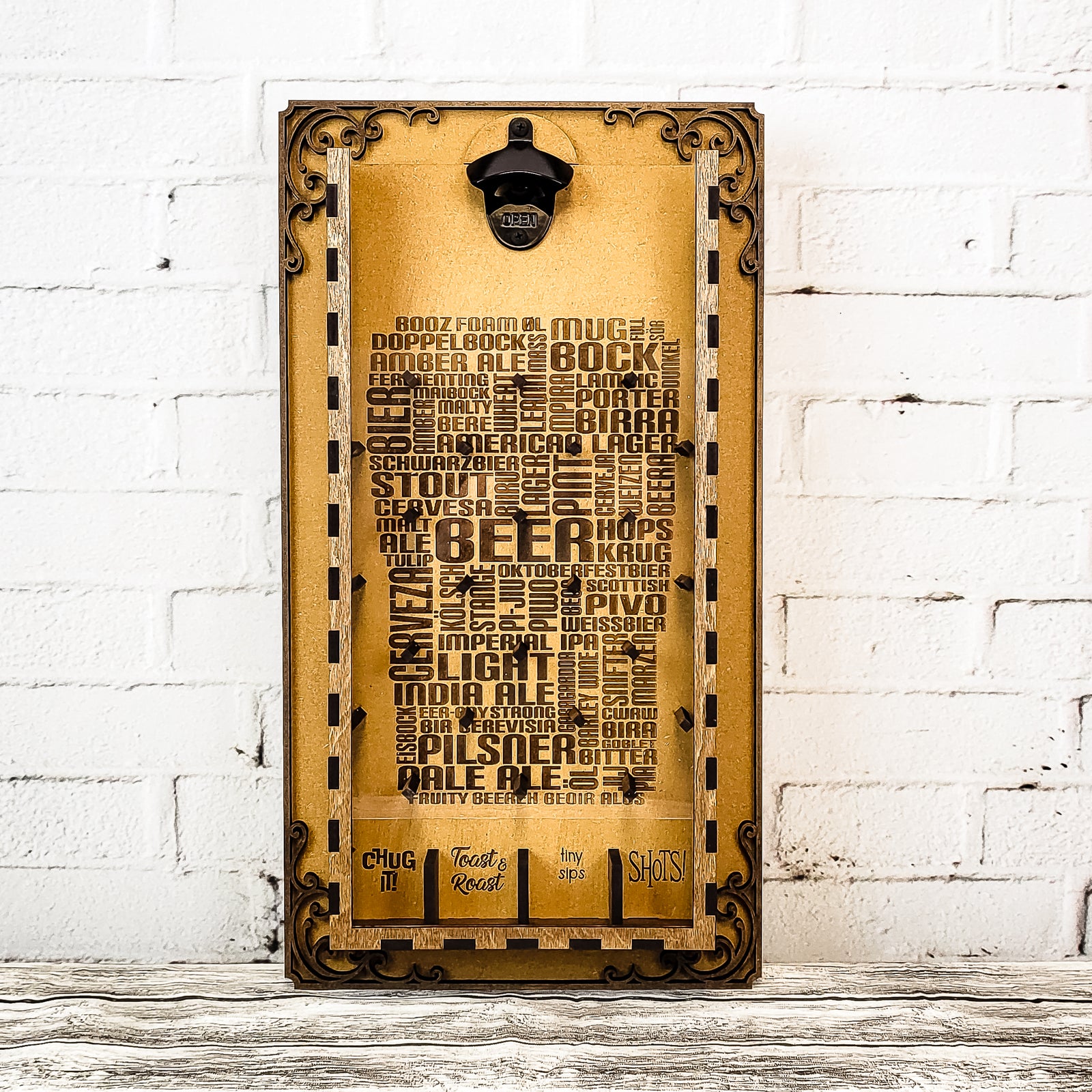 Crafting Fun and Profit: How to Make a Laser Cut Bottle Cap Plinko Game for Father's Day