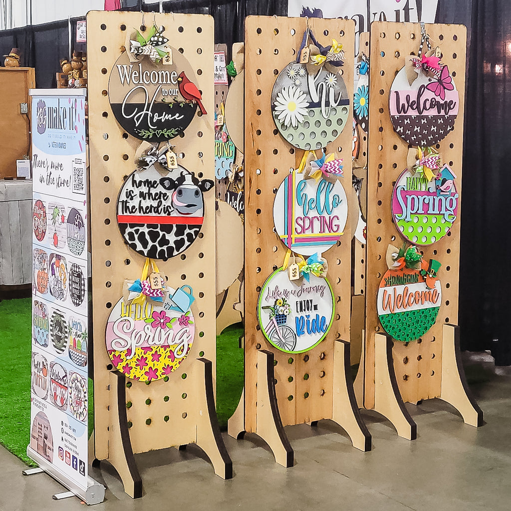 Step-by-Step Tutorial for Making a Laser Cut Craft Booth Display