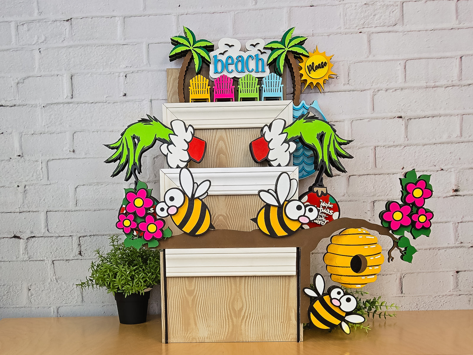 How to Display Small Laser Cut Door Corners at Craft Shows