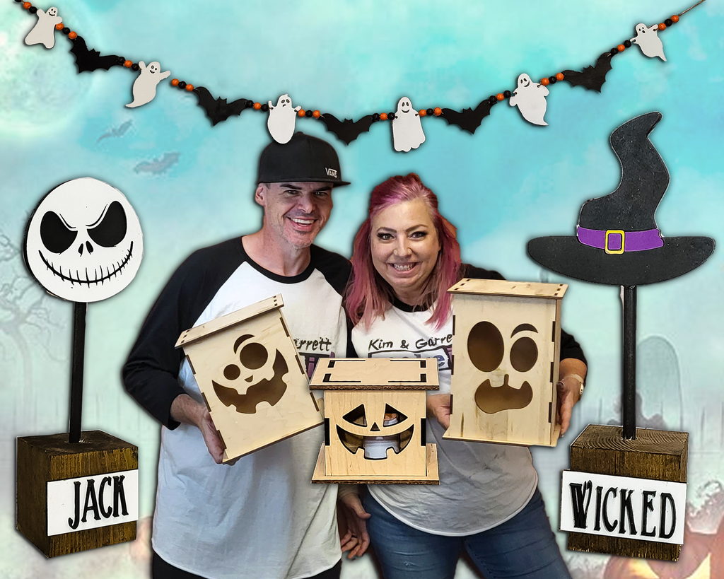 xTool Halloween Crafts w/ a Mantel Makeover!