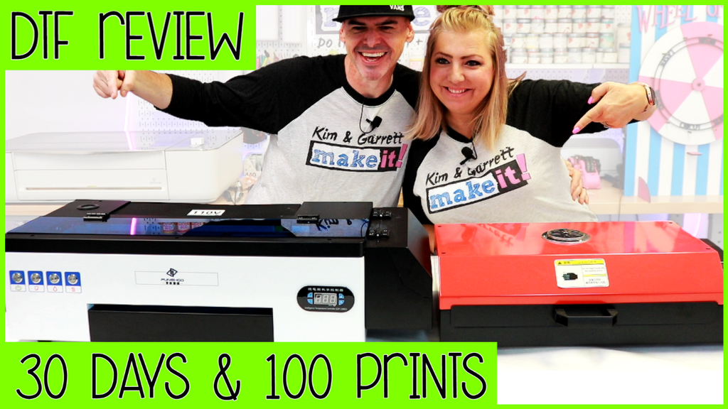 30 Day Review Direct To Film Printer Epson L1800 – Kim & Garrett Make It!