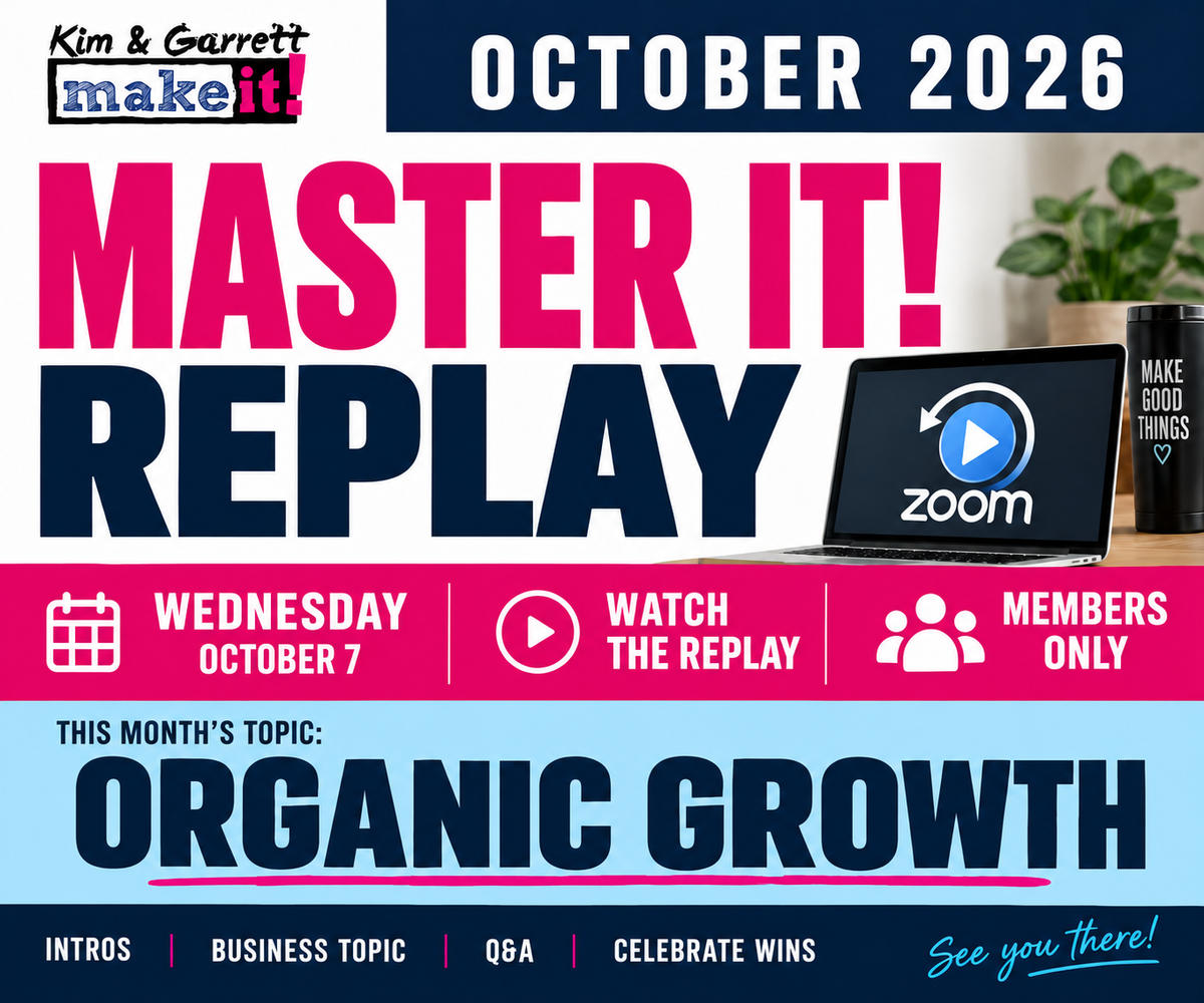 Master It Zoom Replay: Let's Talk Organic Growth!
