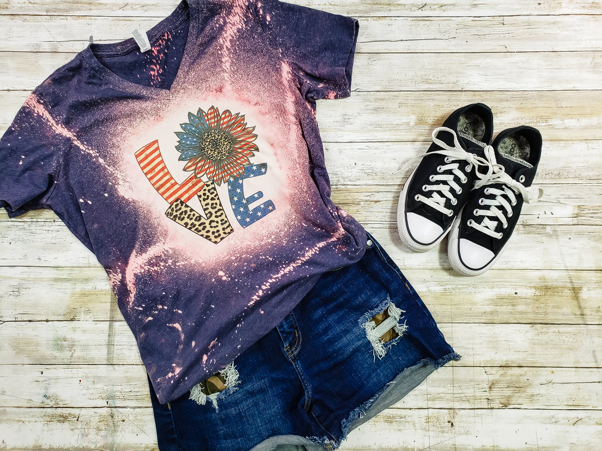 Sublimation on Bleached Shirts