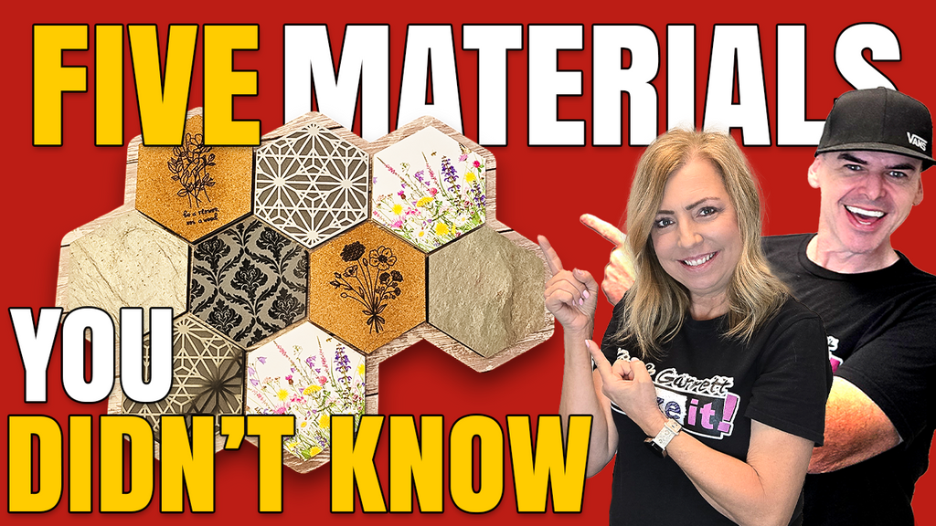 5 Surprising Materials You Can Laser Cut and Engrave with a CO2 Laser