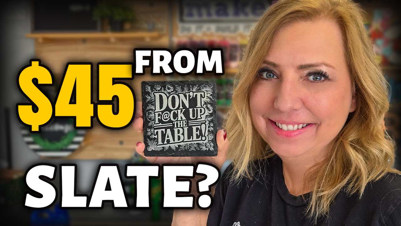 The $45 Slate Secret: How to Turn Stone into High-Profit Laser Gifts
