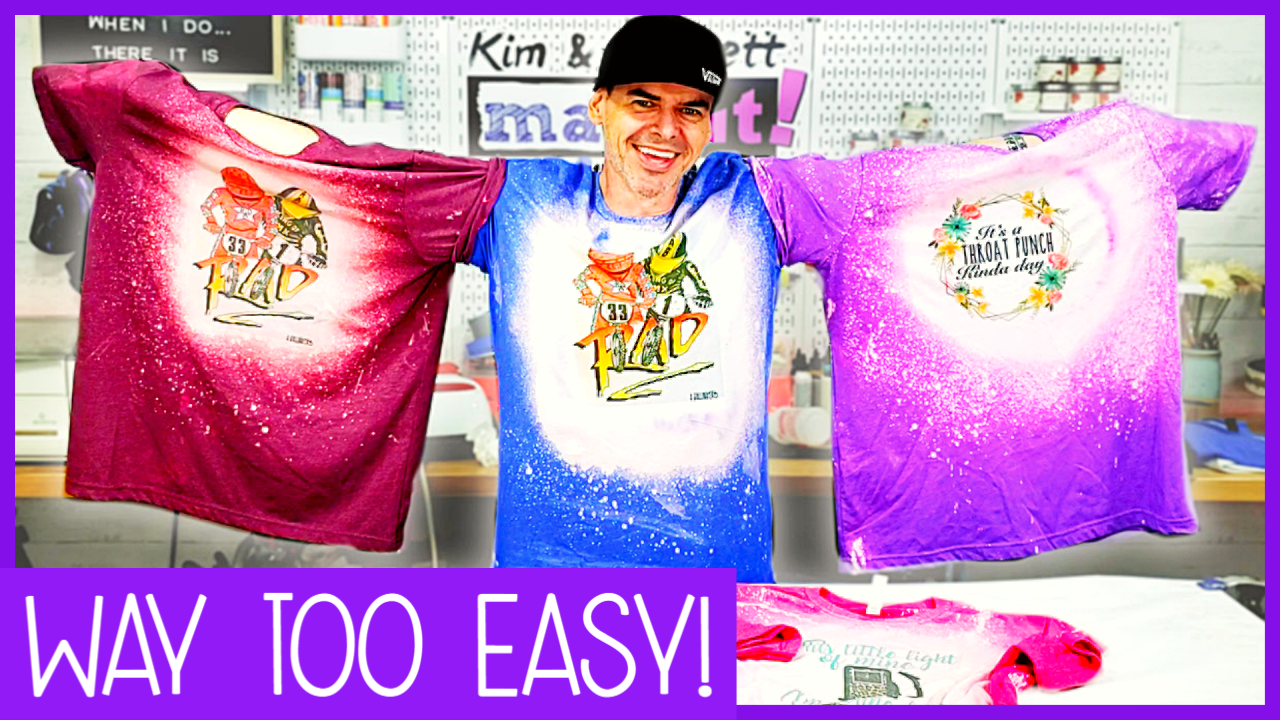 Sublimation on Bleached Shirts