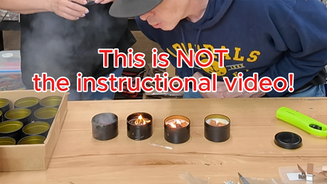 Behind the Scenes: The Mini Bonfire Candle Experiment! 🔥