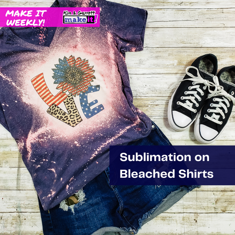 Sublimation on Bleached Shirts