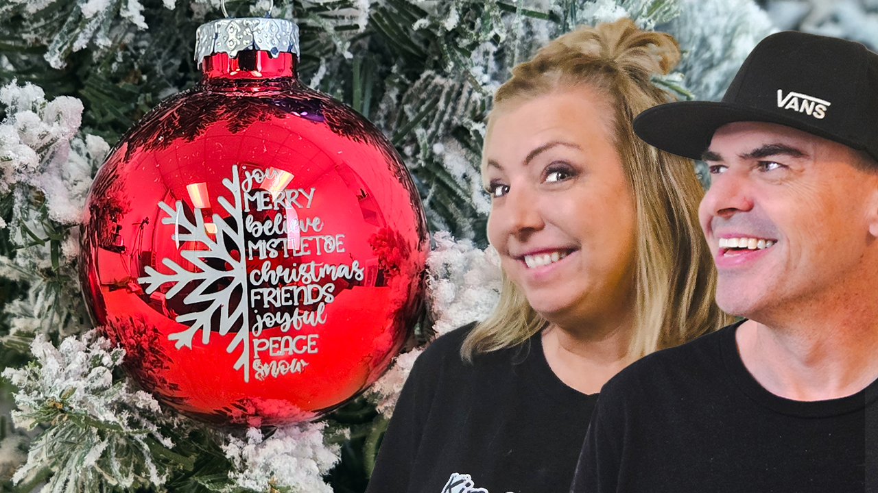 Personalize Your Holiday Season with Laser Engraved Glass Ornaments! 🎄✨