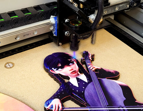 How to Earn Cash with Lightburn: An OMtech Polar Laser Print and Cut Tutorial!