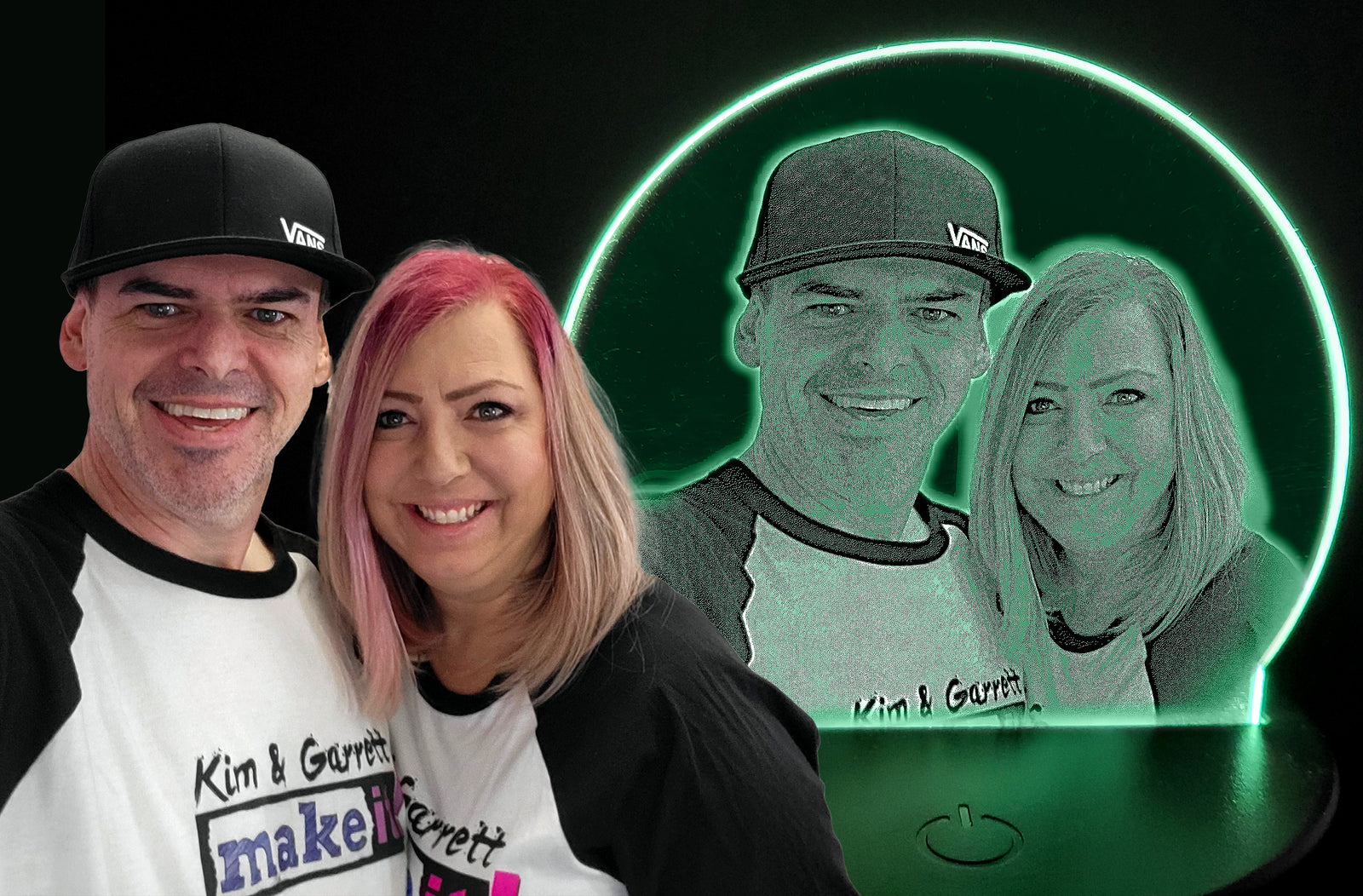 Laser Engraved Photo LED Acrylic