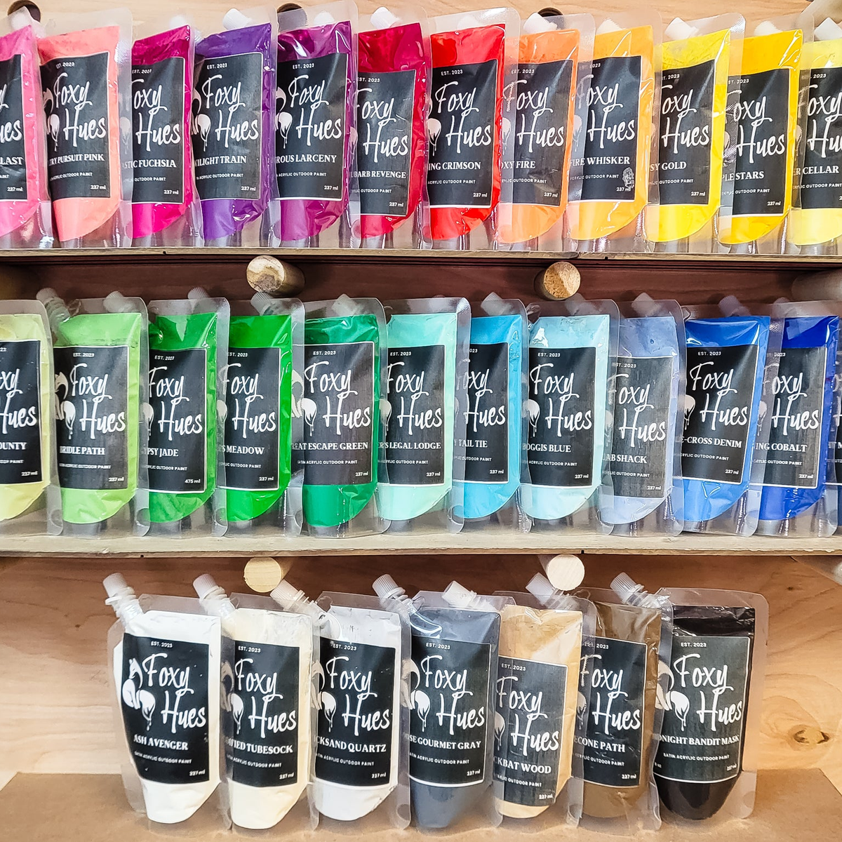 Foxy Hues Paints – Kim & Garrett Make It!