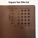 Laserable Leatherette Golf Scorecard Holder Blank