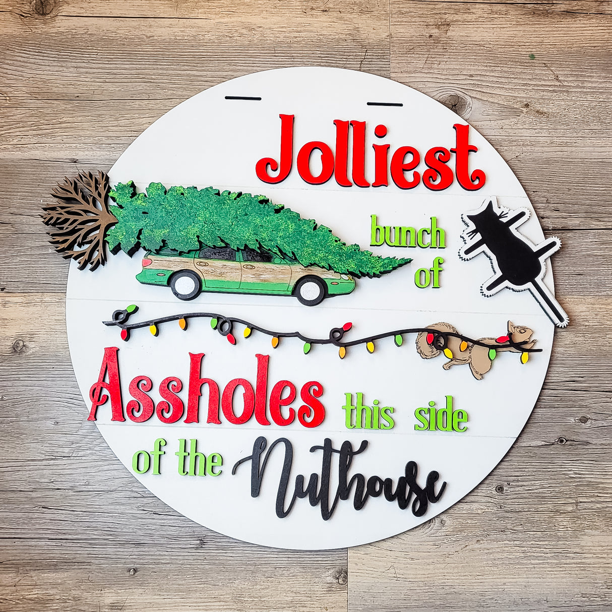 3D Jolliest Bunch Door Hanger - Finished