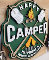 Camping Marshmallow Sticks Door Hanger - Lvl 2