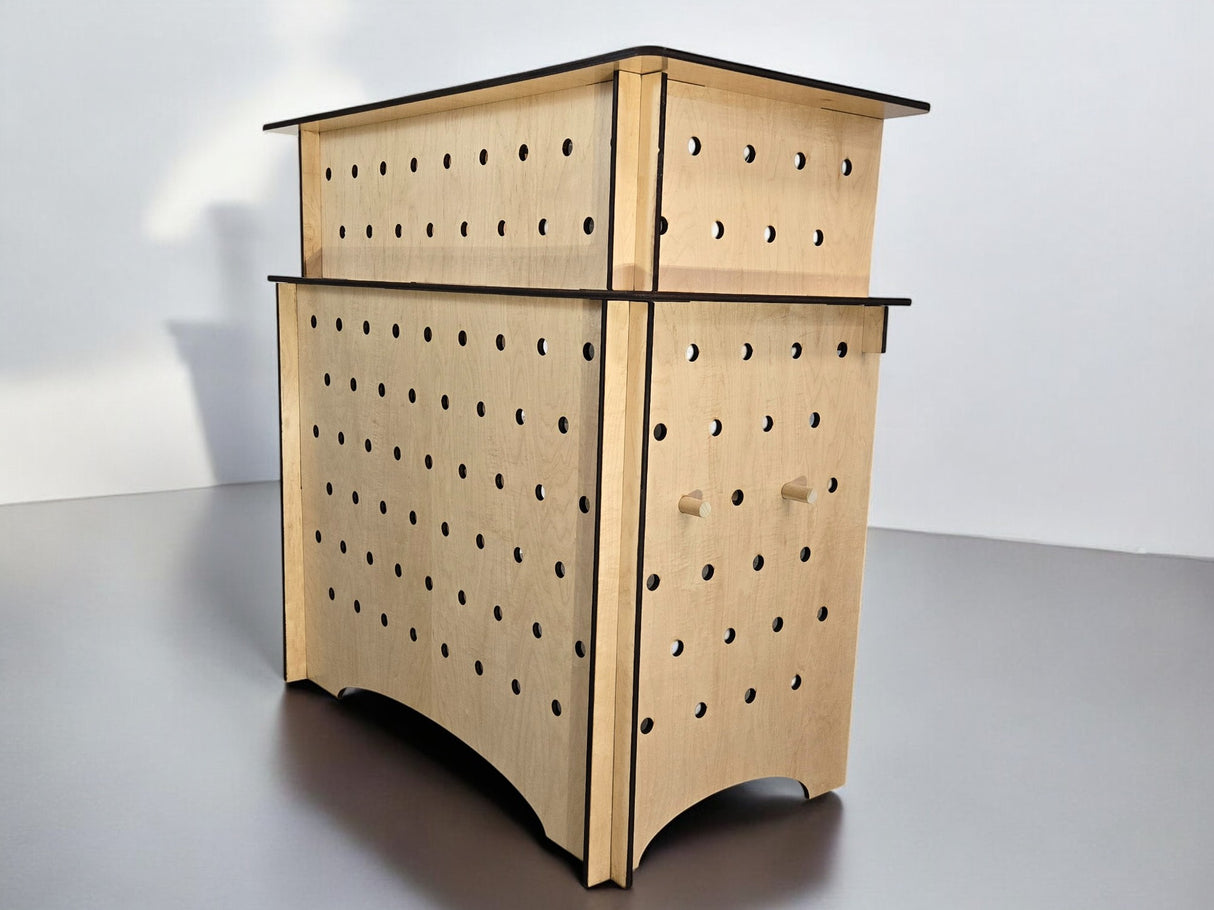 Portable Wooden Craft Booth Checkout Counter SVG (Digital File Only)