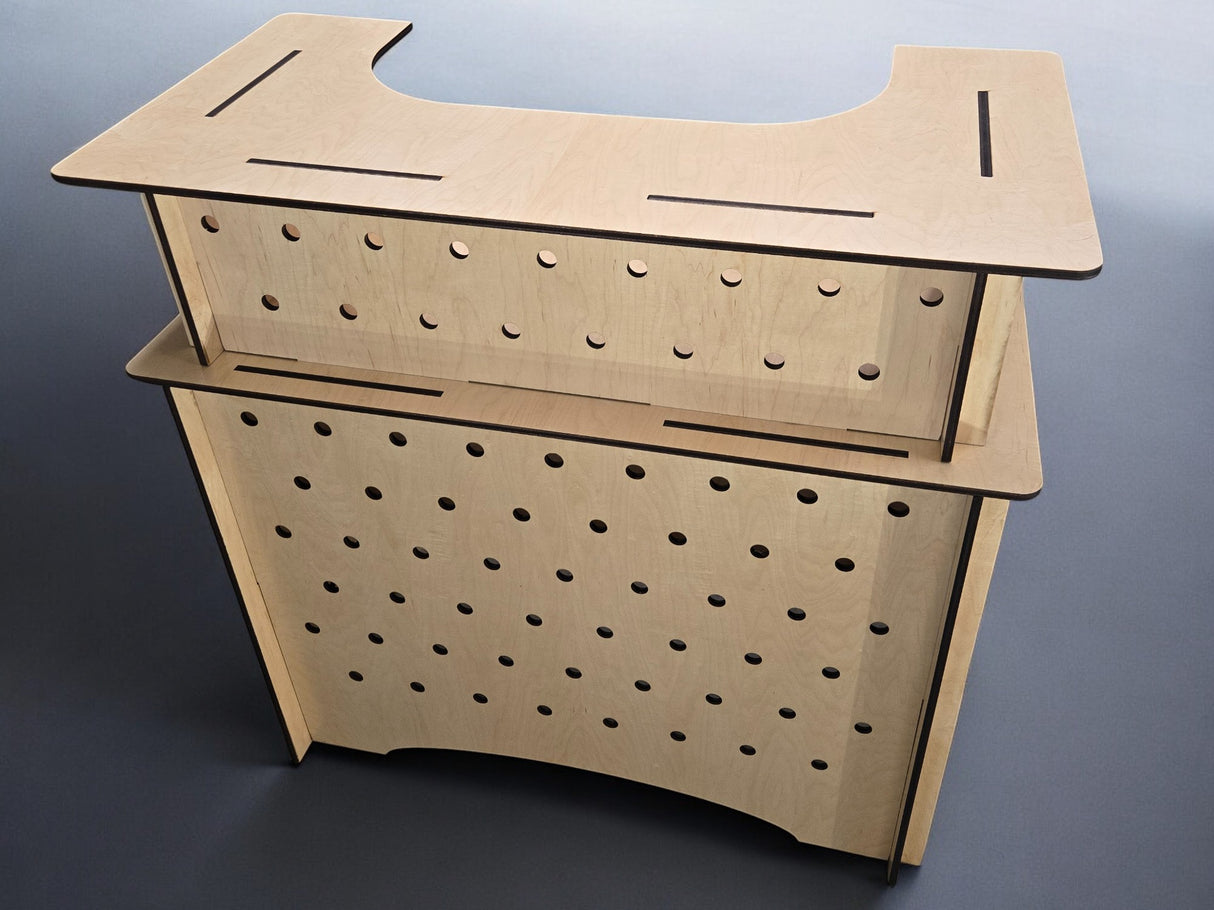 Portable Wooden Craft Booth Checkout Counter SVG (Digital File Only)