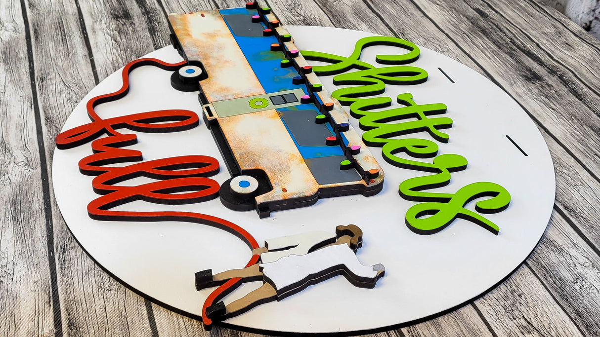 Cousin Eddie Sh!tter's Full RV Door Hanger - Lvl 2