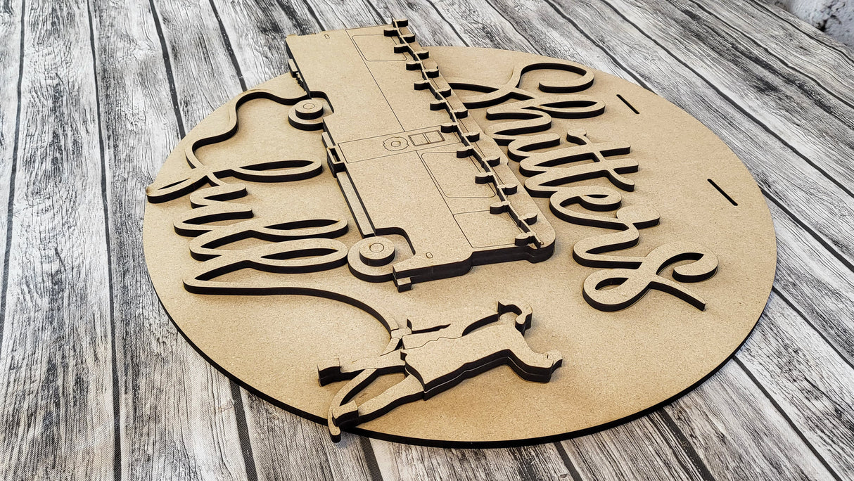 Cousin Eddie Sh!tter's Full RV Door Hanger - Lvl 2