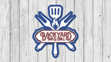 Backyard Bar and Grill Door Hanger SVG