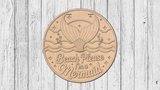 Beach Please I'm a Mermaid Door Hanger - Lvl 2