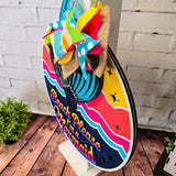 Beach Please I'm a Mermaid Door Hanger - Lvl 2