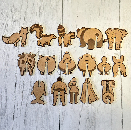 Funny Bread Tie Butts SVG