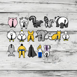 Funny Bread Tie Butts SVG