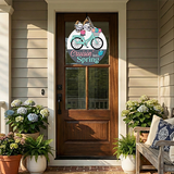 Cruisin' Into Spring Door Hanger SVG