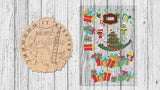 Days Until Christmas Elves Workshop Countdown Calendar 13inch - DIY Unfinished Kit - Lvl 3