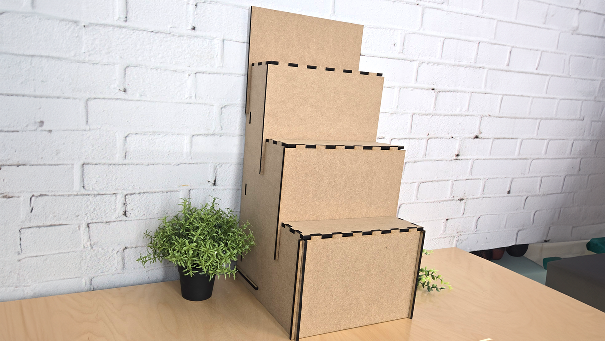 Portable Tabletop Door Corner Display Stand SVG (Digital File Only)