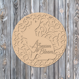 Elegant Bunny Door Hanger - DIY Unfinished Kit - Lvl 2