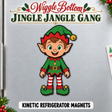 Wiggle Bottom Jingle Jangle Gang | Kinetic Fridge Magnet File Bundle