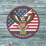America Est 1776 Patriotic Door Hanger SVG