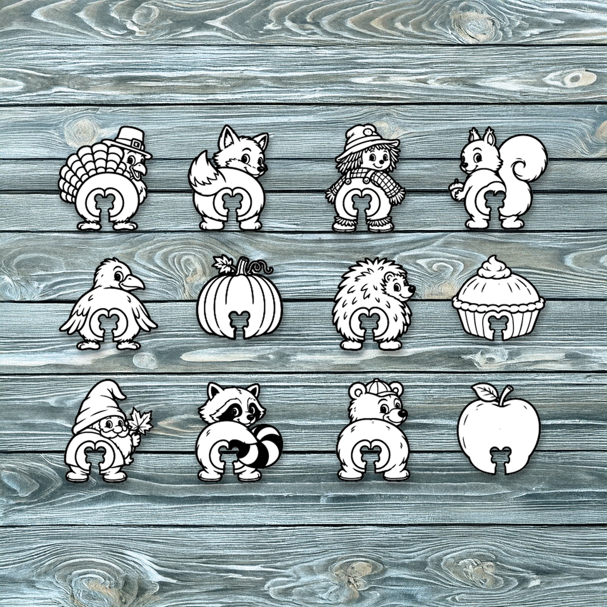 Master It Exclusive! Fall Bread Tie Butts Engrave and Print Files