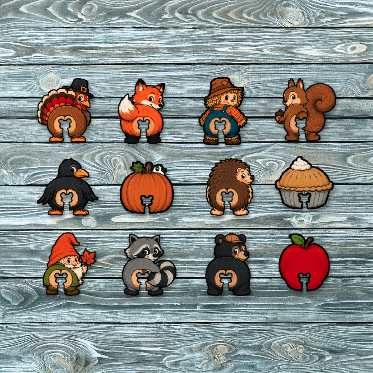 Master It Exclusive! Fall Bread Tie Butts Engrave and Print Files