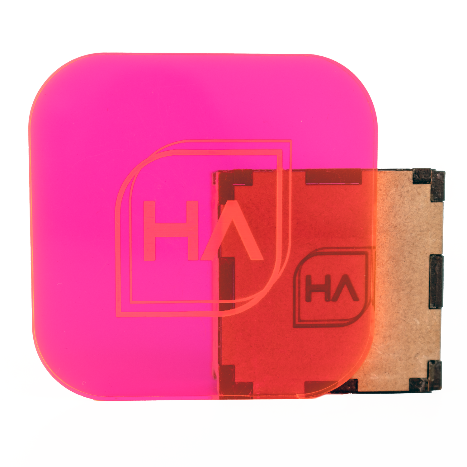 1/4" Fluorescent Red/Pink Cast Acrylic Sheet