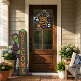 Welcome Frankenstein 4ft Tall Porch Leaner SVG
