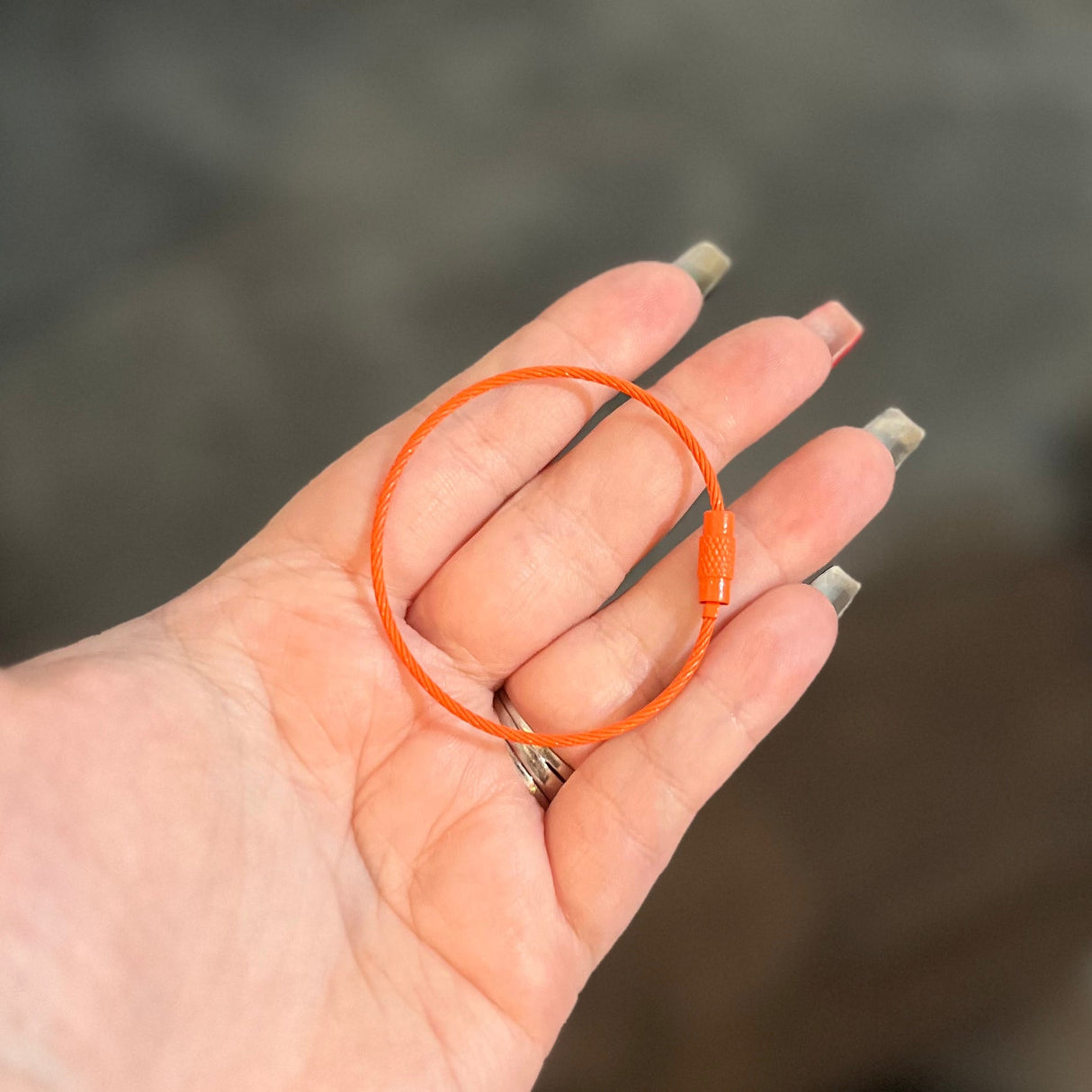 Wire Cable Keychain Thingie