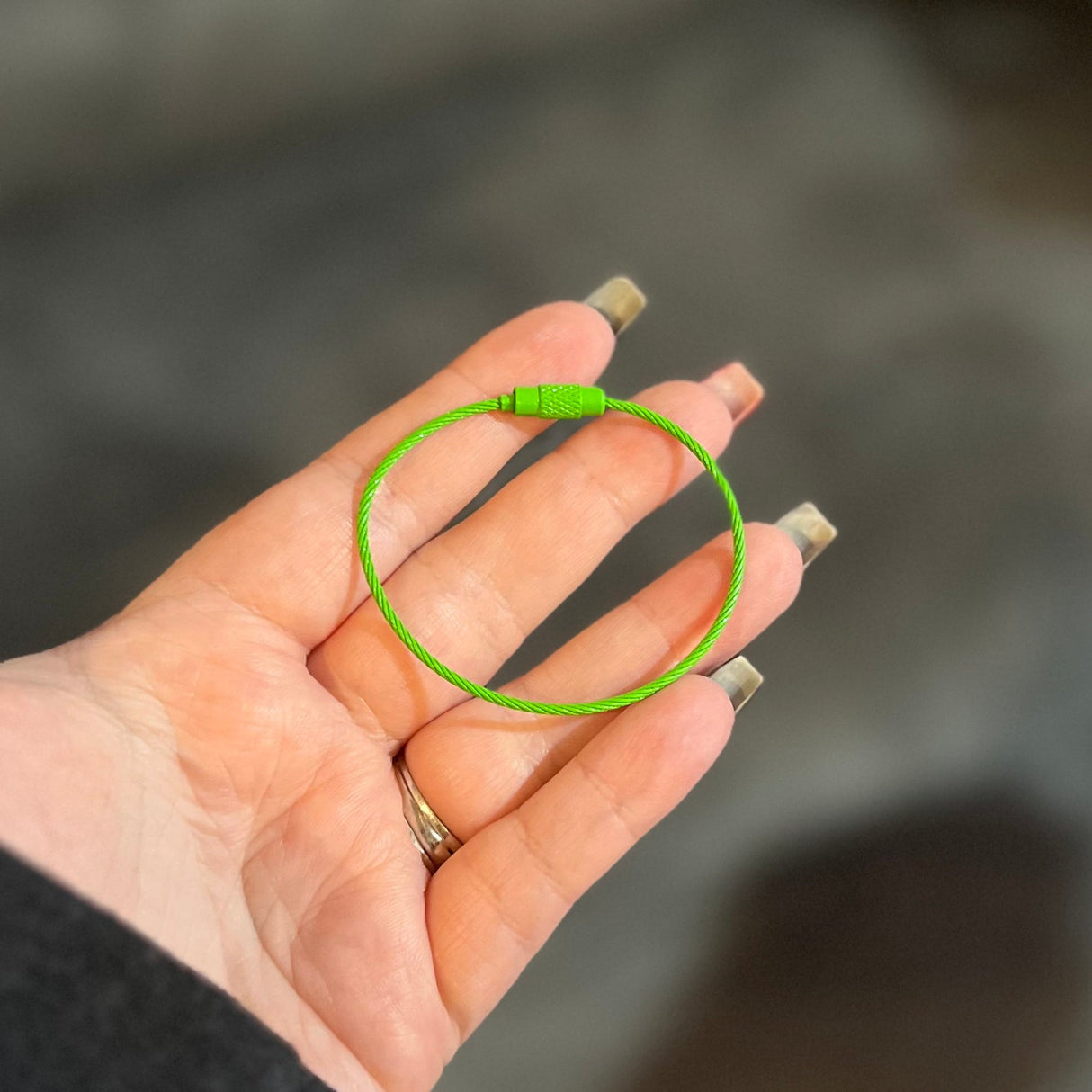 Wire Cable Keychain Thingie