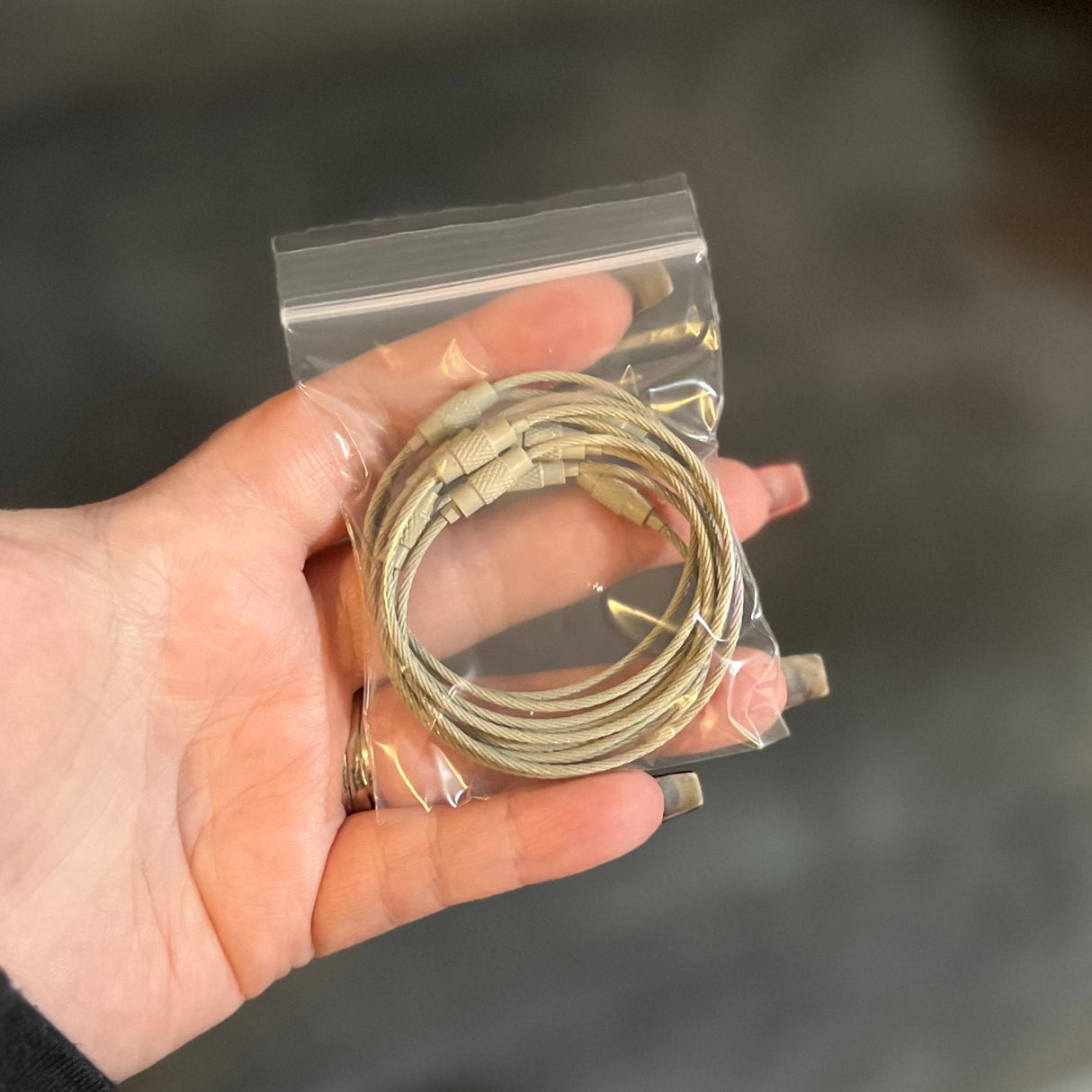 Wire Cable Keychain Thingie