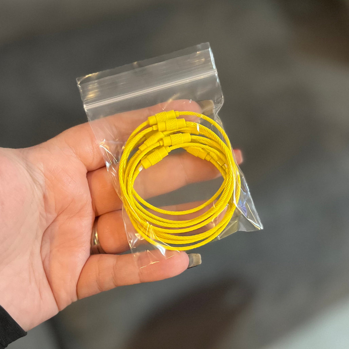 Wire Cable Keychain Thingie